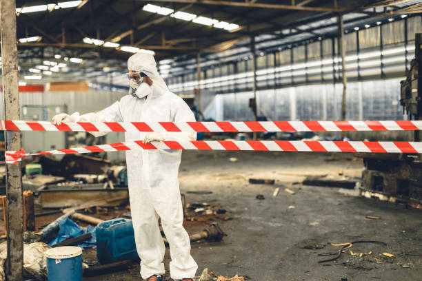 Professional Biohazard technician working in Kendall Park, NJ
